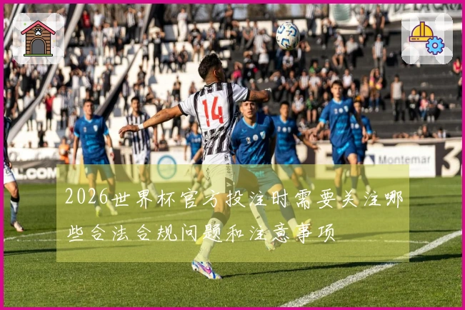 2026世界杯官方投注时需要关注哪些合法合规问题和注意事项
